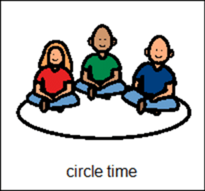 morning circle clipart image